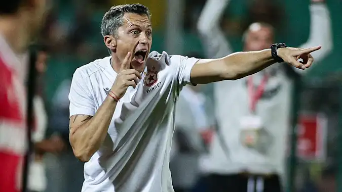 Hristo Yanev's CSKA Sofia dominated the first leg by winning 3-0 against Maccabi Tel Aviv in Batumi, Georgia.