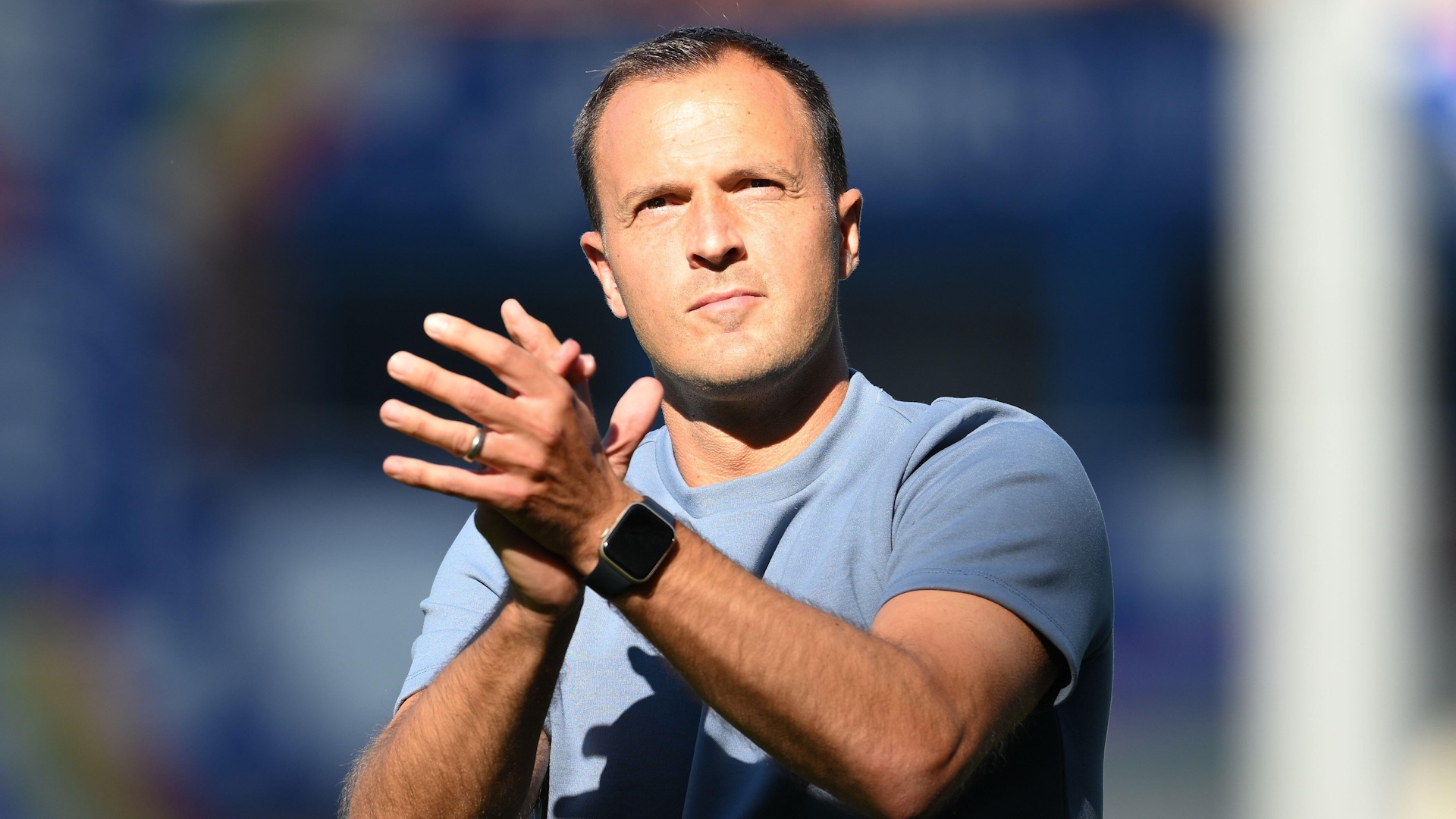 Chris Davies is under pressure at St Andrew's with Birmingham having gone seven games without a win to drop down the standings