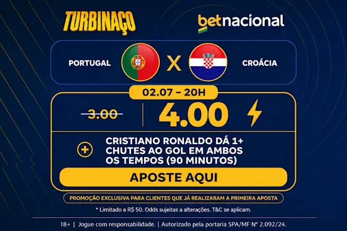 turbinaço betnacional - portugal x croácia - copa do mundo 2026