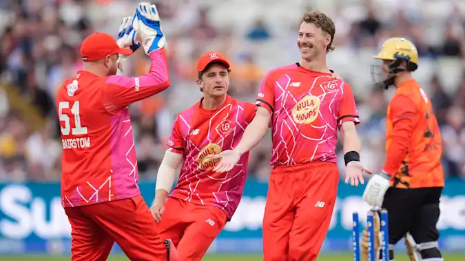 Riley Meredith has taken 10 wickets in five Hundred appearances for Welsh Fire this season