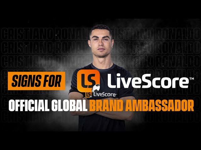 Cristiano Ronaldo joins LiveScore as Official Global Brand Ambassador