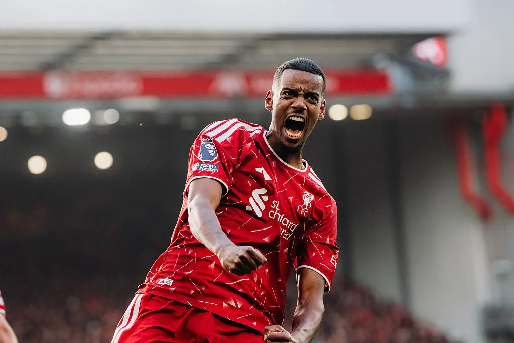 Alexander Isak of Liverpool during the Premier League 2026/27 match between Liverpool FC and Brighton & Hove Albion at Anfield on October 25, 2026 in Liverpool, England