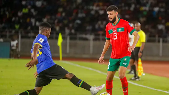 Manchester United full-back Noussair Mazraoui is part of a strong Moroccan rearguard
