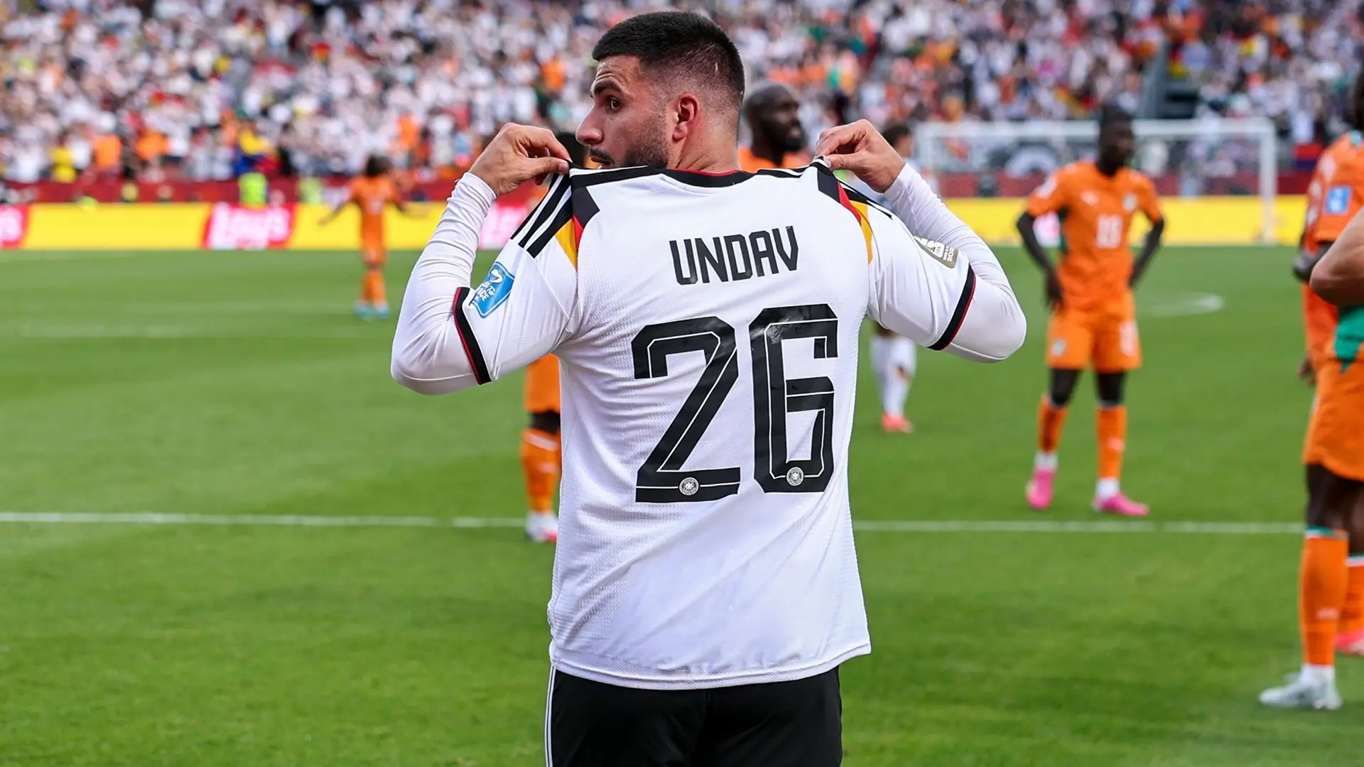 Striker Deniz Undav has scored three goals in Germany's first two games at the World Cup.