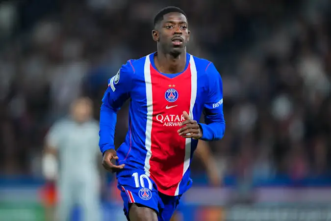 Ousmane Dembele bagged a brace in midweek as PSG eased past Slovan Bratislava
