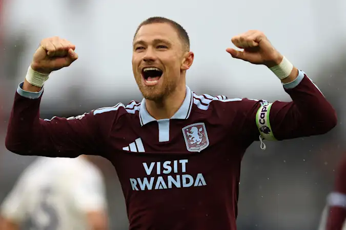 Aston Villa’s Matty Cash put in a strong defensive display in Saturday’s 2-1 victory over Manchester City