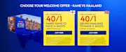 Sky Bet 40/1 Kane OR Haaland 1+ Shots