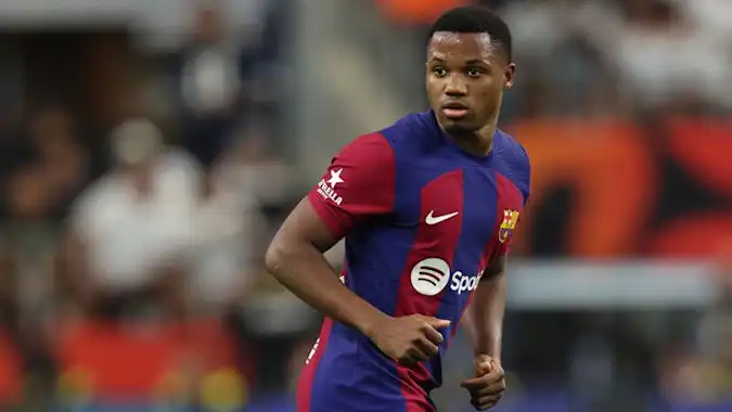 Ansu Fati has joined Brighton on loan from Barcelona