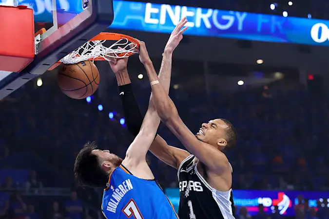 Victor Wembanyama is the tallest player in the NBA this season