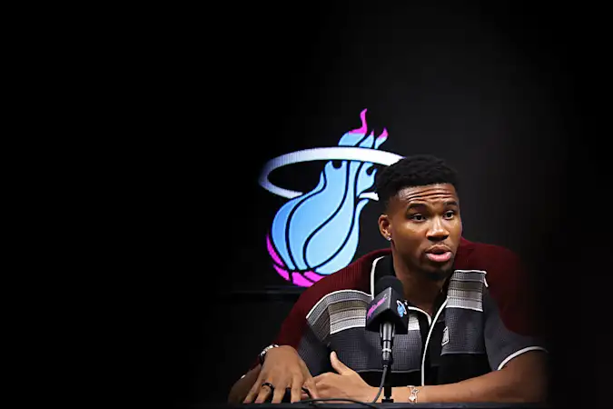 Giannis Antetokounmpo to Miami is our trade of the off-season