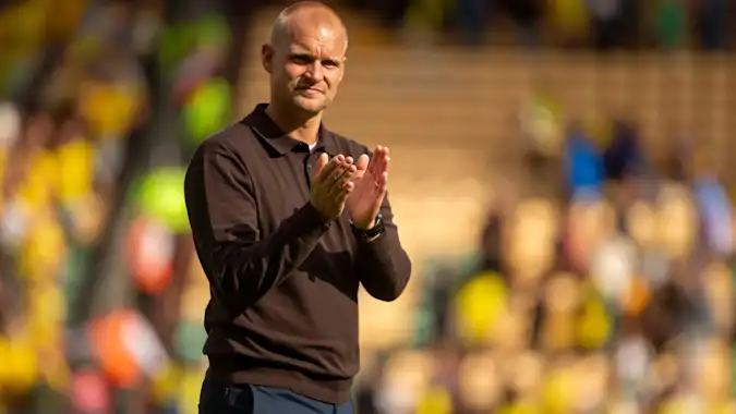 Liam Manning is yet to register a home win as Norwich head coach