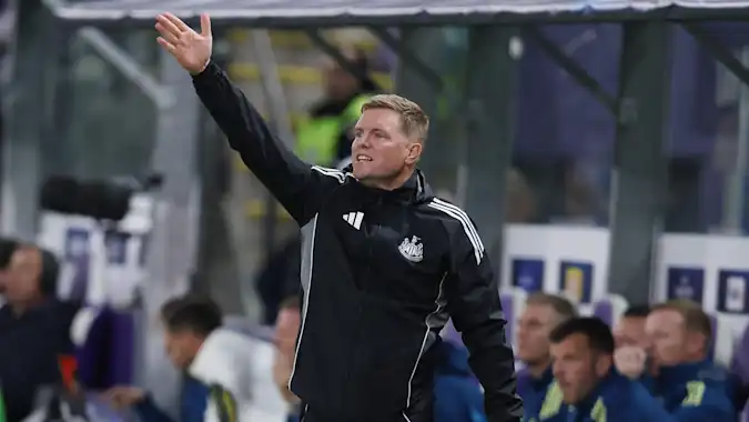 Eddie Howe's Newcastle United face a tricky, long Champions League trip to Baku to take on Qarabag.