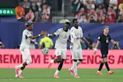 Ismaila Sarr #18 of Senegal celebrates scoring his team's second goal