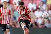Ruben van Bommel in action in the Dutch Johan Cruijff Schaal match between PSV and AZ Alkmaar