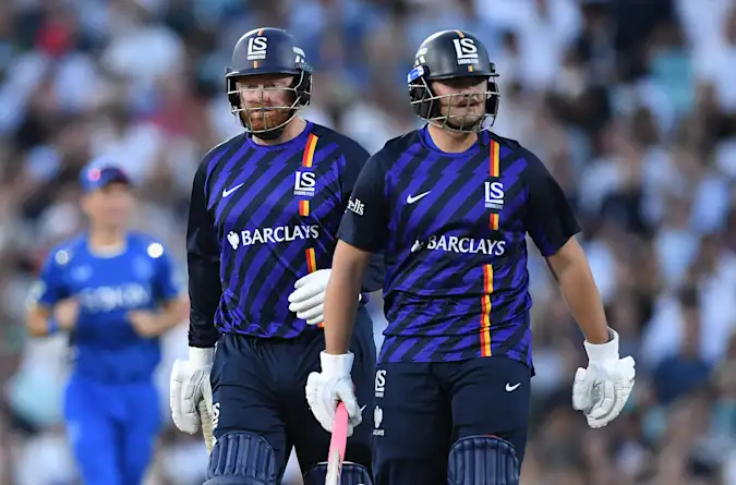 Lhuan-dre Pretorius (right) and Jonny Bairstow gave London Spirit a terrific start