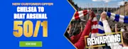 Coral Free Bets: Chelsea to beat Arsenal 50/1