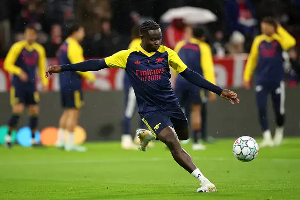 Bukayo Saka sustained an injury in the 2-2 draw against Bayern Munich