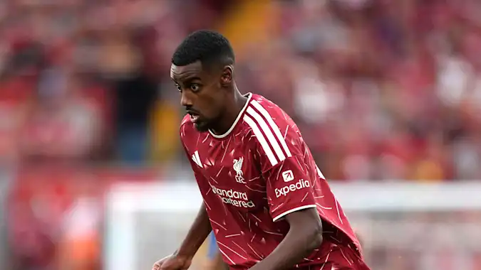 Alexander Isak is starting to find his feet at Liverpool after a difficult debut season