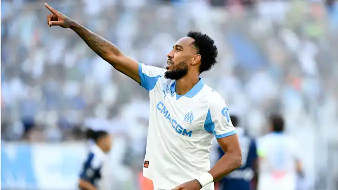 Pierre-Emerick Aubameyang scored a hat-trick against Ajax in the 2023/24 Europa League