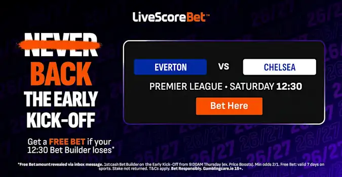 Everton take on Chelsea in the Premier League's early kick-off on Saturday, 17 October