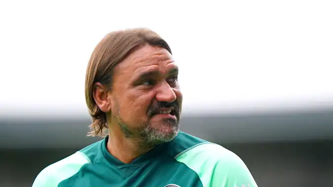 Daniel Farke's Leeds are in a Premier League relegation battle this season