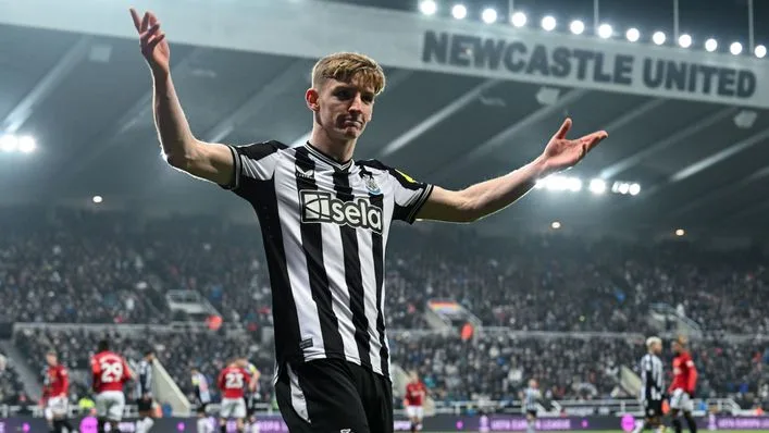 Anthony Gordon helped England win this summer