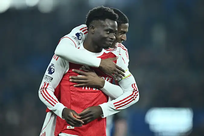 Bukayo Saka scored the decisive goal as Arsenal saw off Brighton on the South Coast