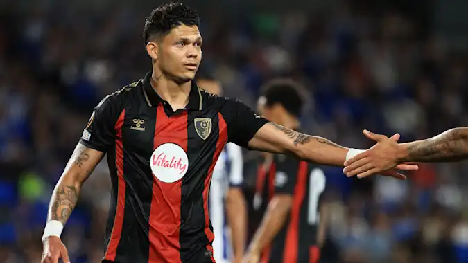 Evanilson is expected to lead the line for Bournemouth on Thursday 