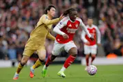 Eberechi Eze scored for Arsenal against his old club Crystal Palace during their previous Premier League meeting back in October