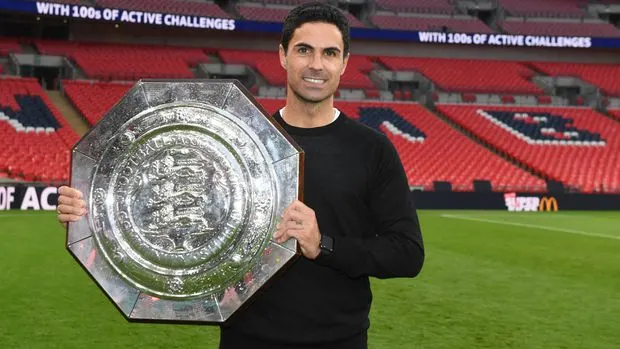 Mikel Arteta's Arsenal won the Community Shield in 2020