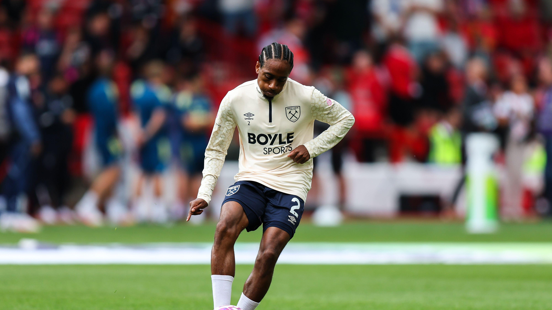 West Ham defender Kyle Walker-Peters could be in for a tough afternoon against Arsenal