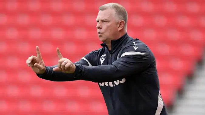 Mark Robins is finding it tough to get the best out of his Stoke attackers