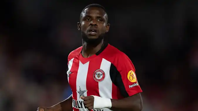 Frank Onyeka has made nine appearances for Brentford this season