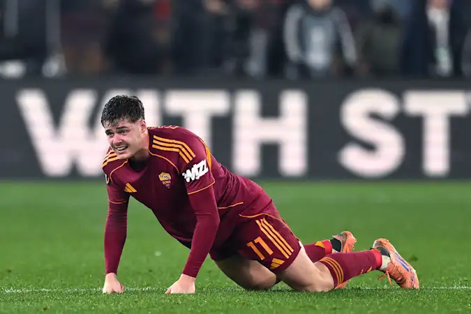 Evan Ferguson has struggled for form at Roma this season